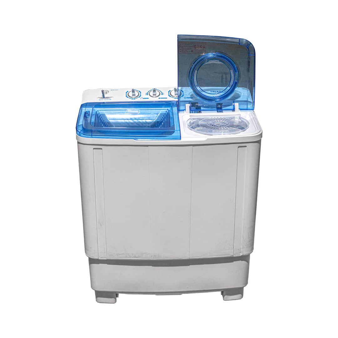 NASCO 8KG SEMI-AUTOMATIC WASHING MACHINE - TOP LOAD